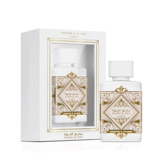 Badee Al Oud Honor & Glory de Lattafa 100 ml – Perfume Unisex de Lujo con Notas Dulces y Especiadas