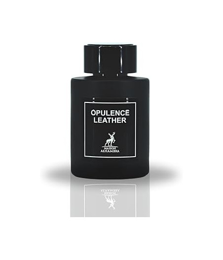Opulence Leather (AMBER & LEATHER) de Maison Alhambra  100 ml Perfume para Hombre Exquisito y Seductor