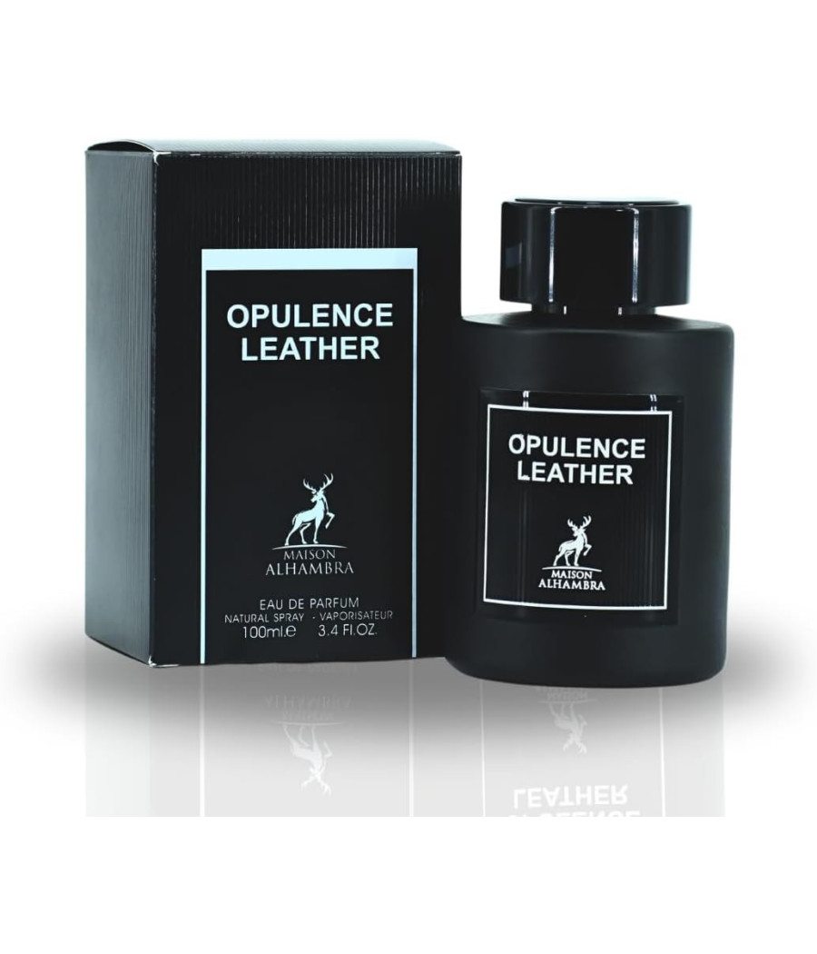 Opulence Leather (AMBER & LEATHER) de Maison Alhambra  100 ml Perfume Exquisito y Seductor