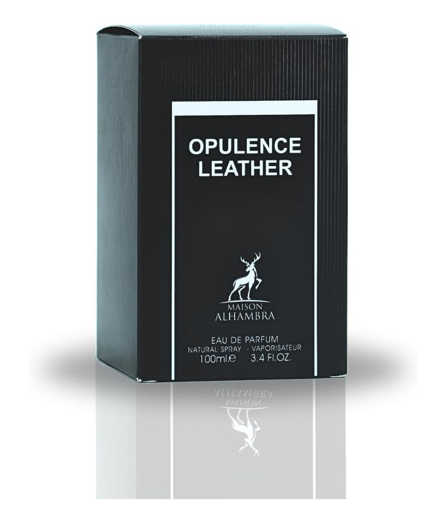 Opulence Leather (AMBER & LEATHER) de Maison Alhambra  100 ml Perfume Exquisito y Seductor